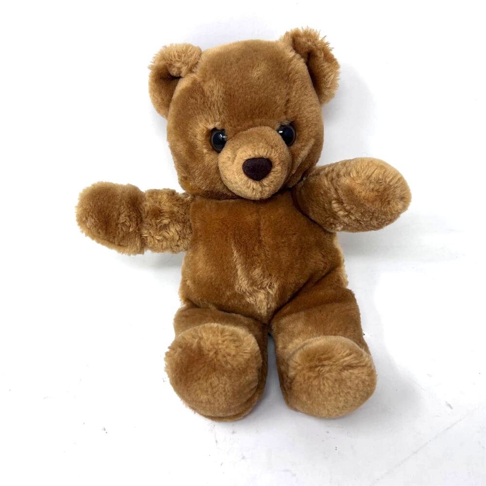Prestige Toy Corp Brown Teddy‎ Bear 11" Plush Vintage 1987 Lovey
